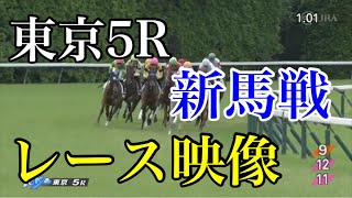 6/2 東京5R 新馬戦 レース映像