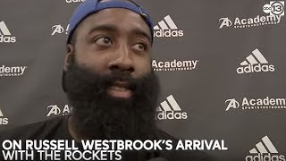 James Harden on Westbrook trade, NBA free agency and more