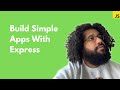 Build A Simple CRUD App With Express, MongoDB, & EJS! (class 41) - #100Devs