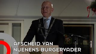 Afscheid van burgemeester Maarten Houben