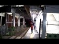 ホームより袖ヶ浦駅の新駅舎