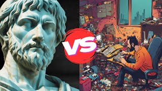 Stoic Wisdom vs  Digital Chaos 10 Winning Strategies! | Stoicism