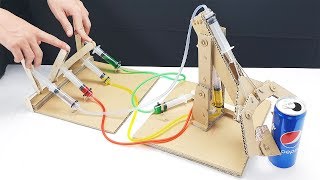 How to Make Hydraulic Powered Robotic Arm From Cardboard