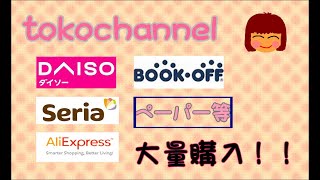 【購入品紹介】DAISO、セリア、BookOff，AliExpress、ペーパー