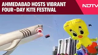 Sky Ablaze With Color: Ahmedabad Hosts Vibrant Four-Day Kite Festival