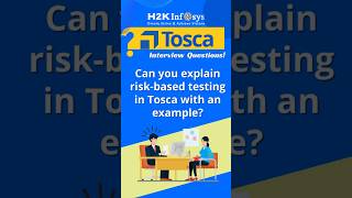 Can you explain risk based testing in Tosca with an example? #tosca #automationtesting #qa #job