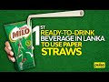 Milo: First Ready-To-Drink Beverage in Lanka to Use Paper Straws