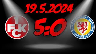 1. FC Kaiserslautern 5:0 Eintracht Braunschweig - 19.5.2024 - ALLE TORE