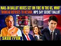 Mail-in Ballot Boxes set on fire in the US • Who? • Trudeau refuses to resign, MPs say Secret Ballot