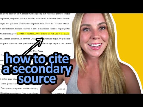 Is a journal entry a secondary source?