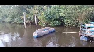 Mancing di rumah rakit pak seman. Port mancing santai-santai