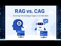 RAG vs. CAG: Solving Knowledge Gaps in AI Models – Architecture Comparison & Use Cases