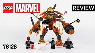 레고 슈퍼히어로즈 76128 스파이더맨 파프롬홈 몰튼맨과의 대결(Far From Home Molten Man Battle) - 리뷰_Review_레고매니아_LEGO Mania