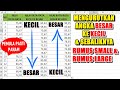 Cara mengurutkan angka dari besar ke kecil dan sebaliknya dengan rumus excel