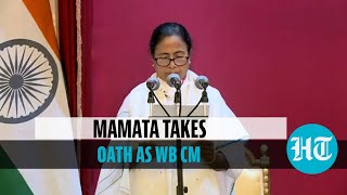 Watch: Mamata Banerjee takes oath as West Bengal CM for third consecutive term