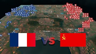 100.000 FRENCH ARMY vs 100.000 USSR ARMY | WARNO