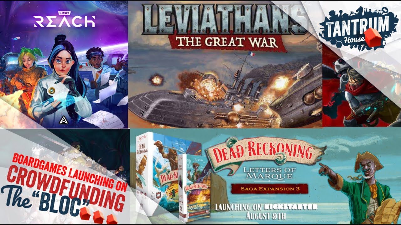 Upcoming August 2022 Board Games Kickstarter Youtube