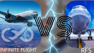 INFINITE FLIGHT VS REAL FLIGHT SIMULATOR II which is the best mobile flight simulator