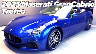 2025 Maserati GranCabrio Trofeo Interior and Exterior Walkarround