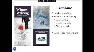 Fall Prevention Month 2019, Activity implementation: Safe Winter Walking