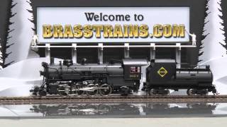 052254-HO Brass Model Train - Nickel Plate Erie 2-8-2 N-1 Mikado Version  2 #3024