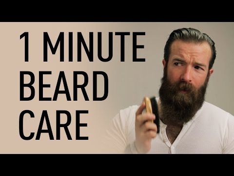 1 minute beard grooming Jeff Buoncristiano