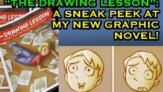 UNBOXING/SNEAK PEEK! "The Drawing Lesson," My New Graphic Novel
