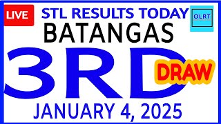 Stl Batangas results today January 4, 2025 3rd DRAW stl pares