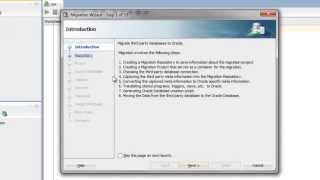 Migration Wizard - Capturing Source Database