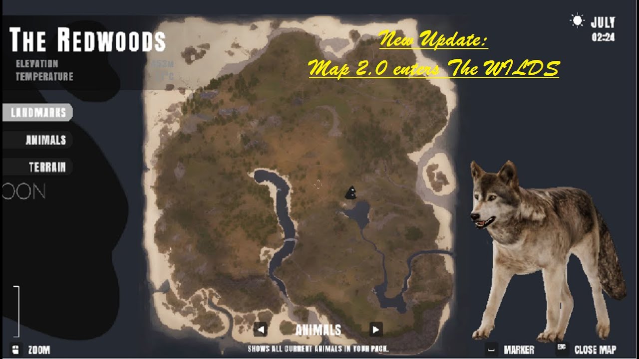 The Wilds New Update Map 2 0 Enters The Wilds Youtube