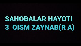 Йиглаб эшитадиган ривоят!Зайнаб (Р А) Yig'lab eshitadigan rivoyat Zaynab (R A)