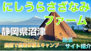 絶景にしうらさざなみファームさん【サイト紹介】