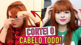 DEI UMA GERAL EM MIM: Cortei o cabelo, franja e muito mais!!