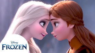 Anna e Elsa salvando o dia, juntas | Frozen
