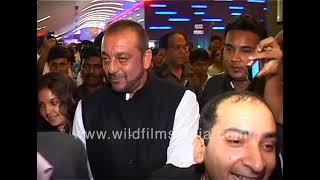 Sanjay Dutt and Arshad Warsi at 'Dhamaal' film premiere