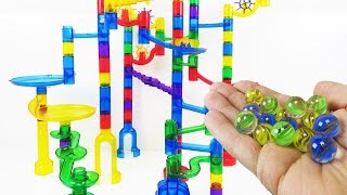 Marble Genius Marble Run Super Set!  How to put together Marble Run Super Set.