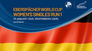 Women's Singles Run 1 | EBERSPÄCHER Luge World Cup - WINTERBERG, GERMANY 🇩🇪