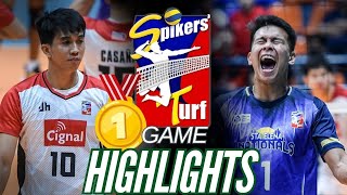 Cignal VS NU - Game Highlights | Spikers Turf Invitational Conference