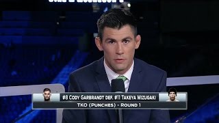 Dominick Cruz: I thought Garbrandt was CM Punk, I didn't know who he was - UFC 202