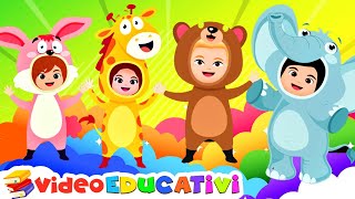 IMPARIAMO GLI ANIMALI 🐷🐮 Video Educativi Per i Piu Piccoli 📖 Prime Parole Dei Bambini