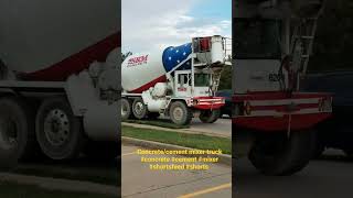 Concrete cement mixer  truck #concrete #mixer #cement #shortsfeed #shortsfeed