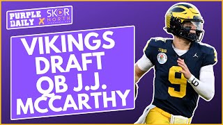 Minnesota Vikings trade up and draft JJ McCarthy