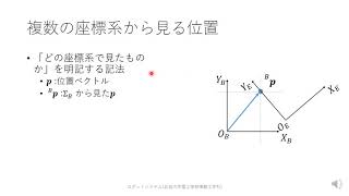 座標変換(1)：位置を表現するために必要な準備は？