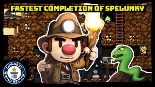 Fastest Any% completion of Spelunky - Guinness World Records