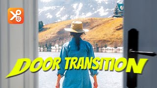 How to Make Door Opening Transition in YouCut?🚪🏞️ | Video Editing Tutorial |