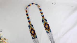 Cómo Hacer un Collar de Mostacillas en Telar | Tutorial Paso a Paso PASO 3