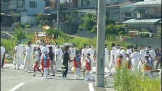 山田八幡宮 神輿渡御祭１ (岩手県山田町)