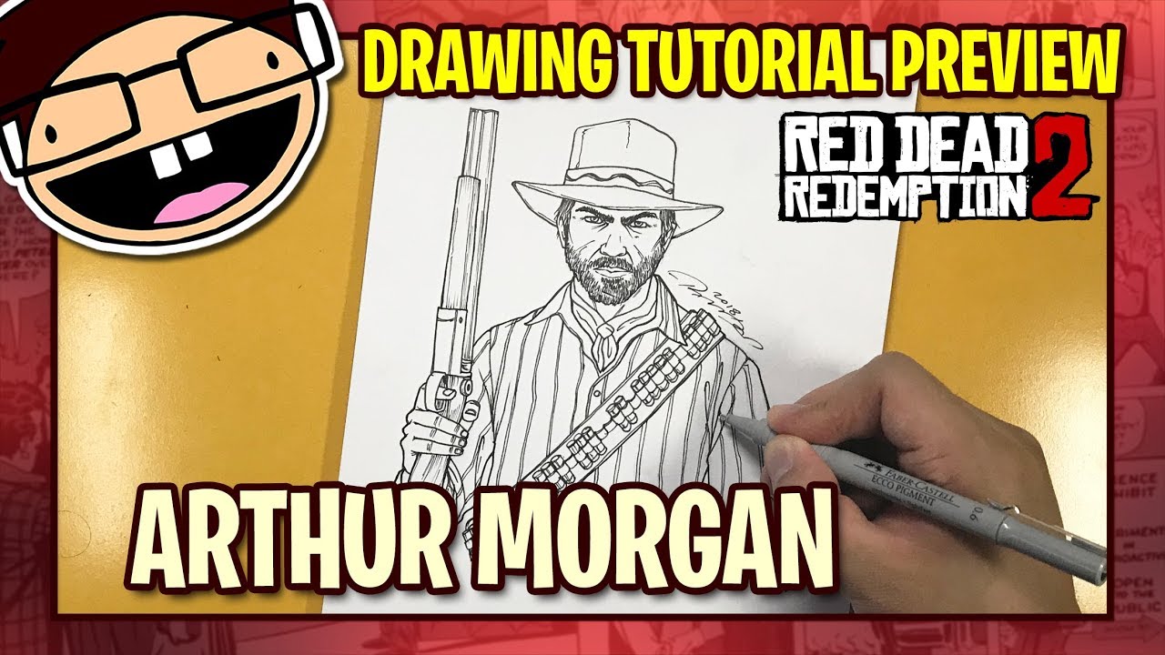 [PREVIEW] How To Draw ARTHUR MORGAN (Red Dead Redemption 2) | Tutorial ...