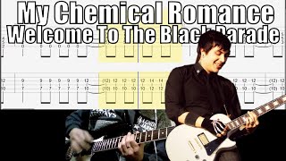 My Chemical Romance Welcome To The Black Parade Guitar Tab Frank Iero