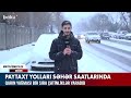 səhər saatlarında bakının qarlı yolları baku tv